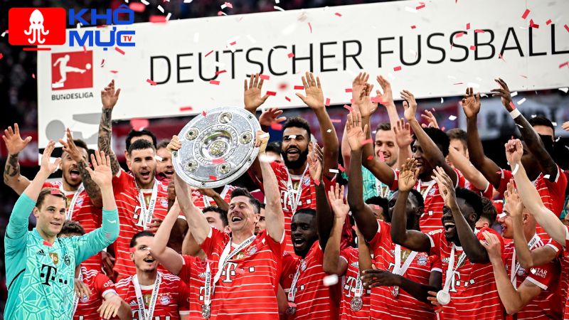 Bayern Munich là đội bóng vô địch Bundesliga nhiều nhất